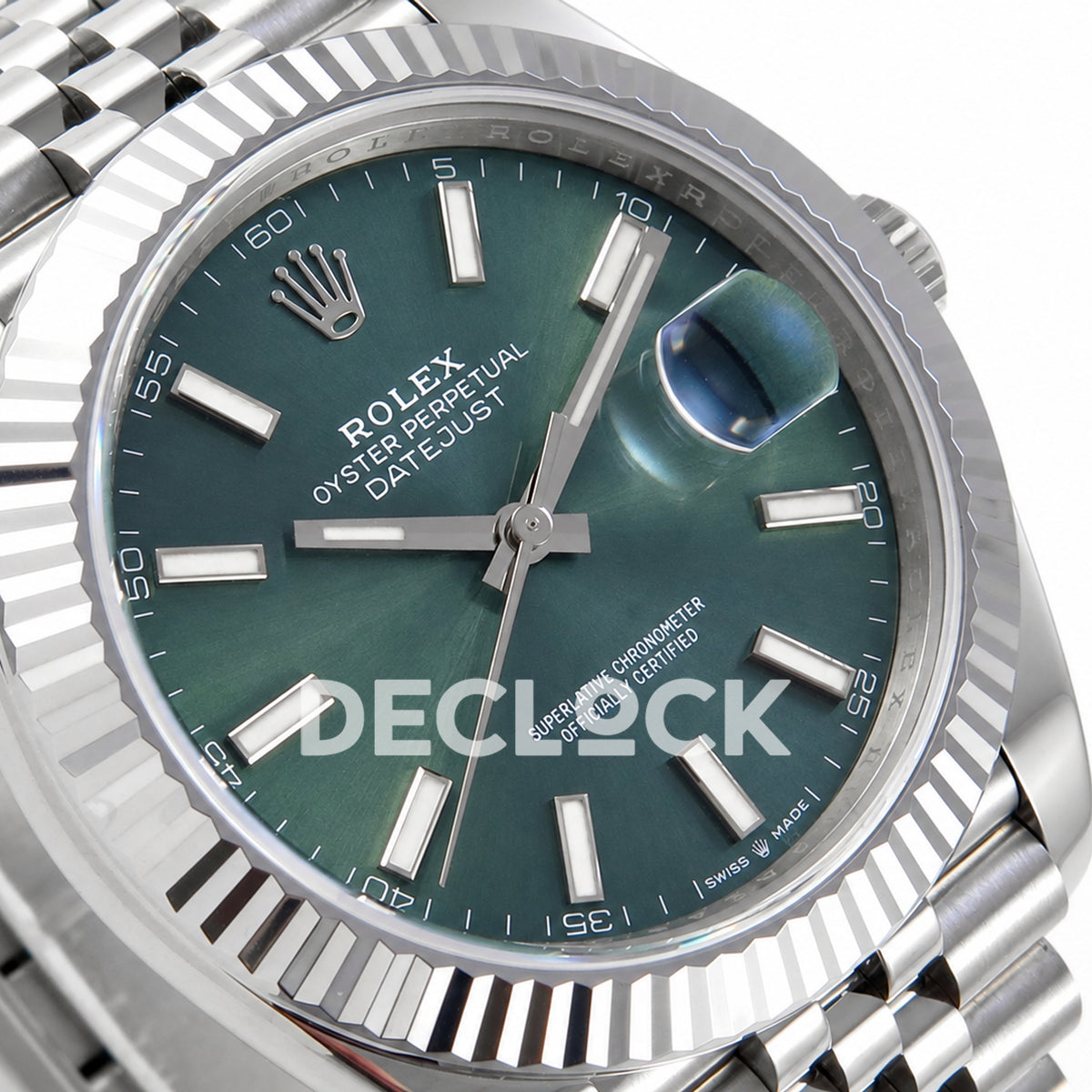Rolex Datejust 41 126334 Green Dial Jubilee RGF JH3235 Free Sprung