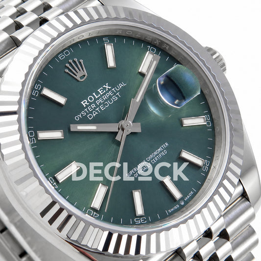 Rolex Datejust 41 126334 Green Dial Jubilee RGF JH3235 Free Sprung