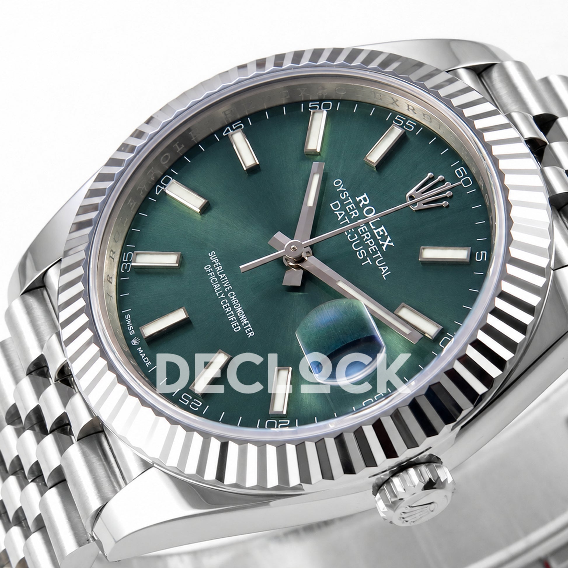 Rolex Datejust 41 126334 Green Dial Jubilee RGF JH3235 Free Sprung