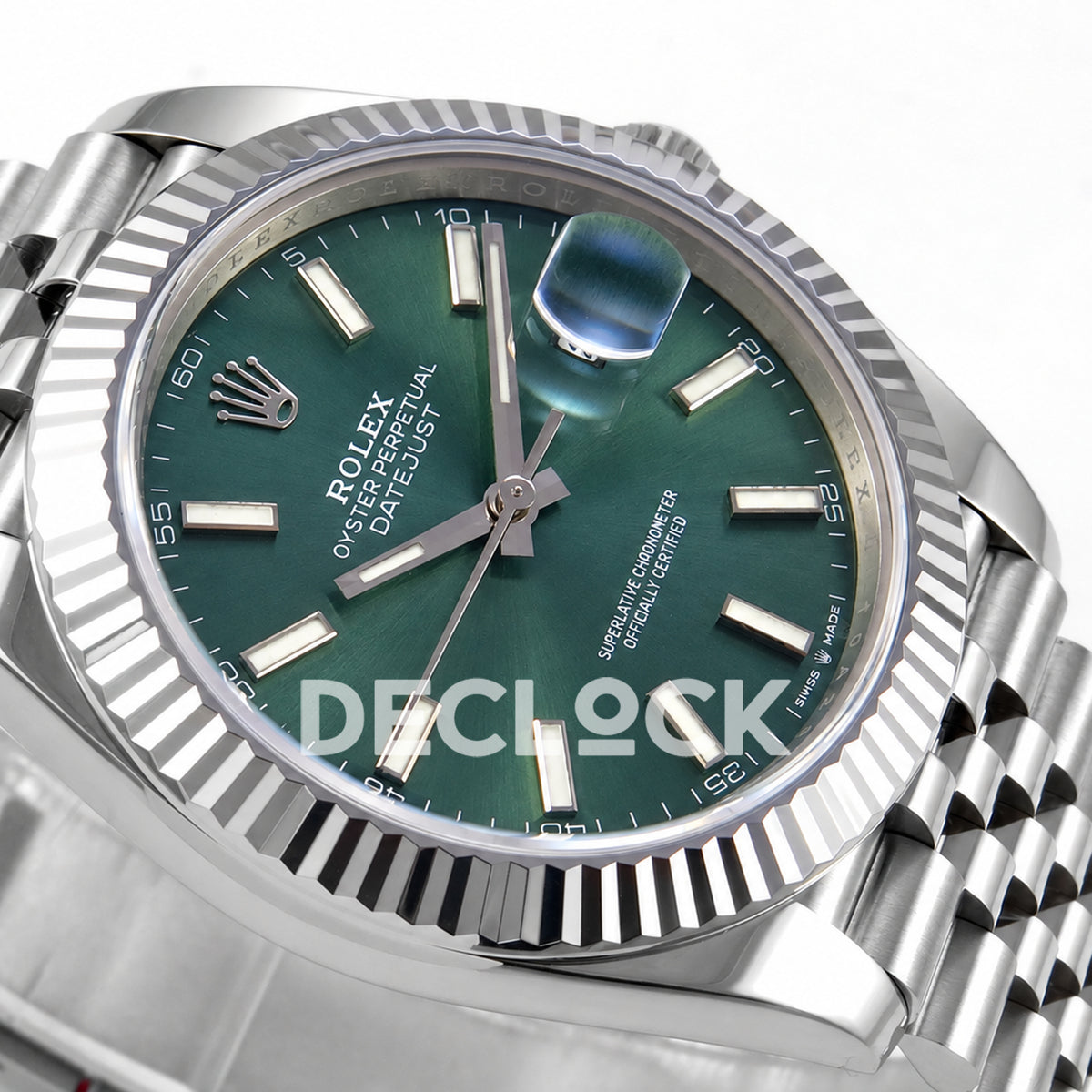 Rolex Datejust 41 126334 Green Dial Jubilee RGF JH3235 Free Sprung