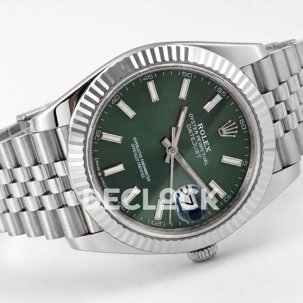 Rolex Datejust 41 126334 Green Dial Jubilee RGF JH3235 Free Sprung