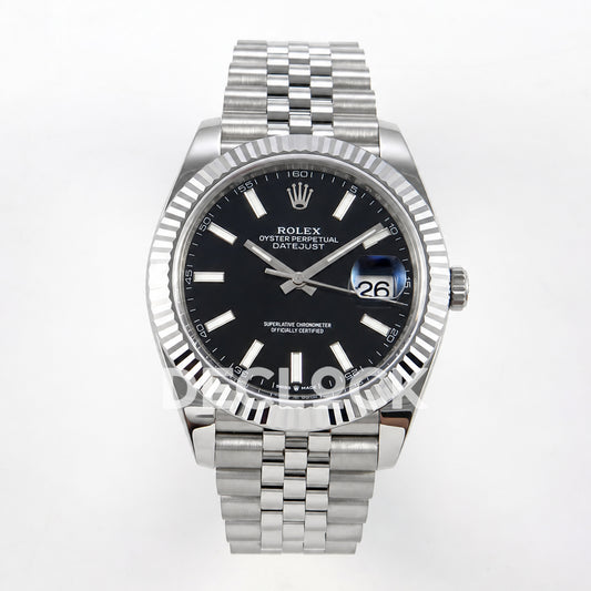 Rolex Datejust 41 126334 Black Dial Jubilee RGF JH3235 Free Sprung
