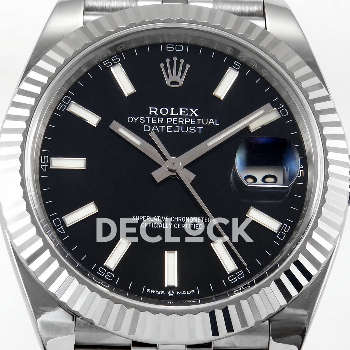 Rolex Datejust 41 126334 Black Dial Jubilee RGF JH3235 Free Sprung