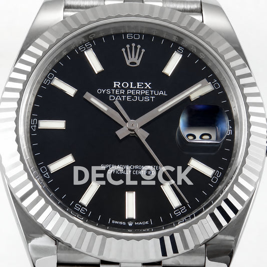 Rolex Datejust 41 126334 Black Dial Jubilee RGF JH3235 Free Sprung