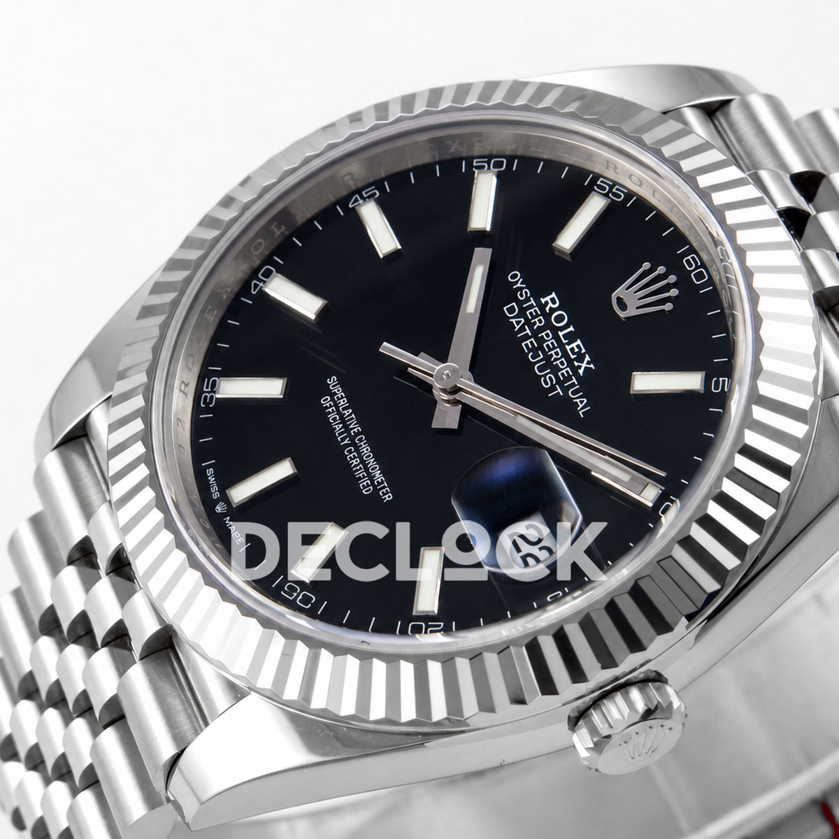 Rolex Datejust 41 126334 Black Dial Jubilee RGF JH3235 Free Sprung