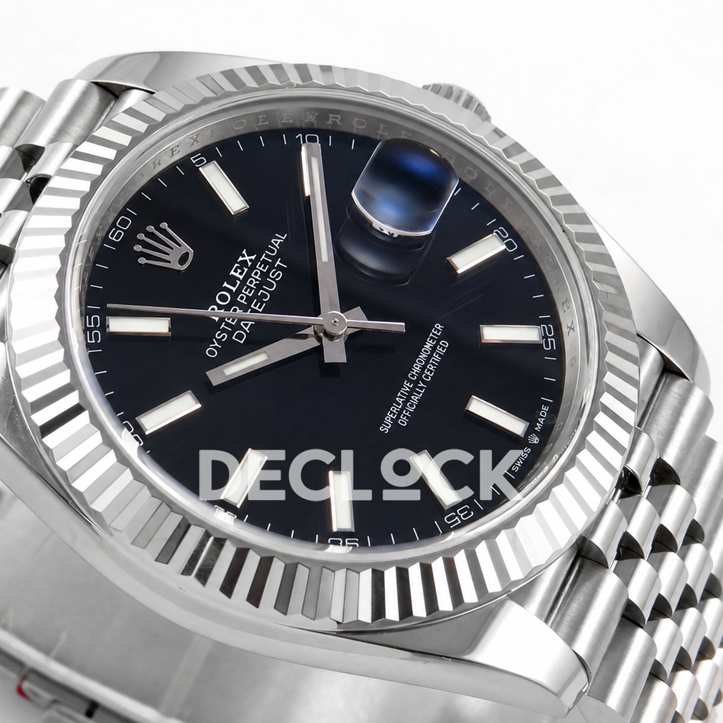 Rolex Datejust 41 126334 Black Dial Jubilee RGF JH3235 Free Sprung