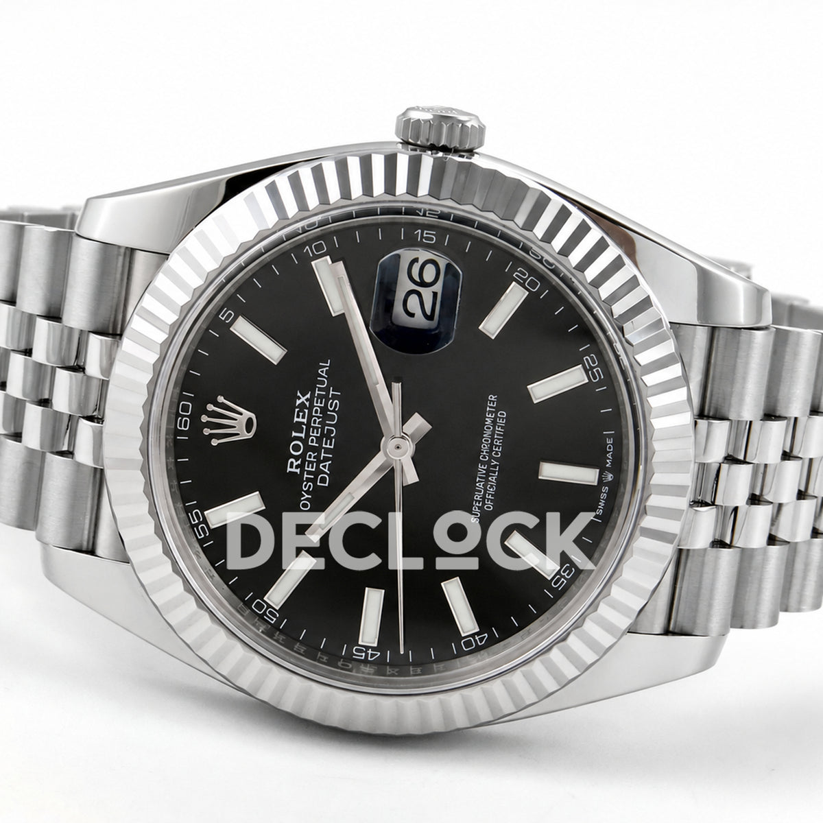 Rolex Datejust 41 126334 Black Dial Jubilee RGF JH3235 Free Sprung