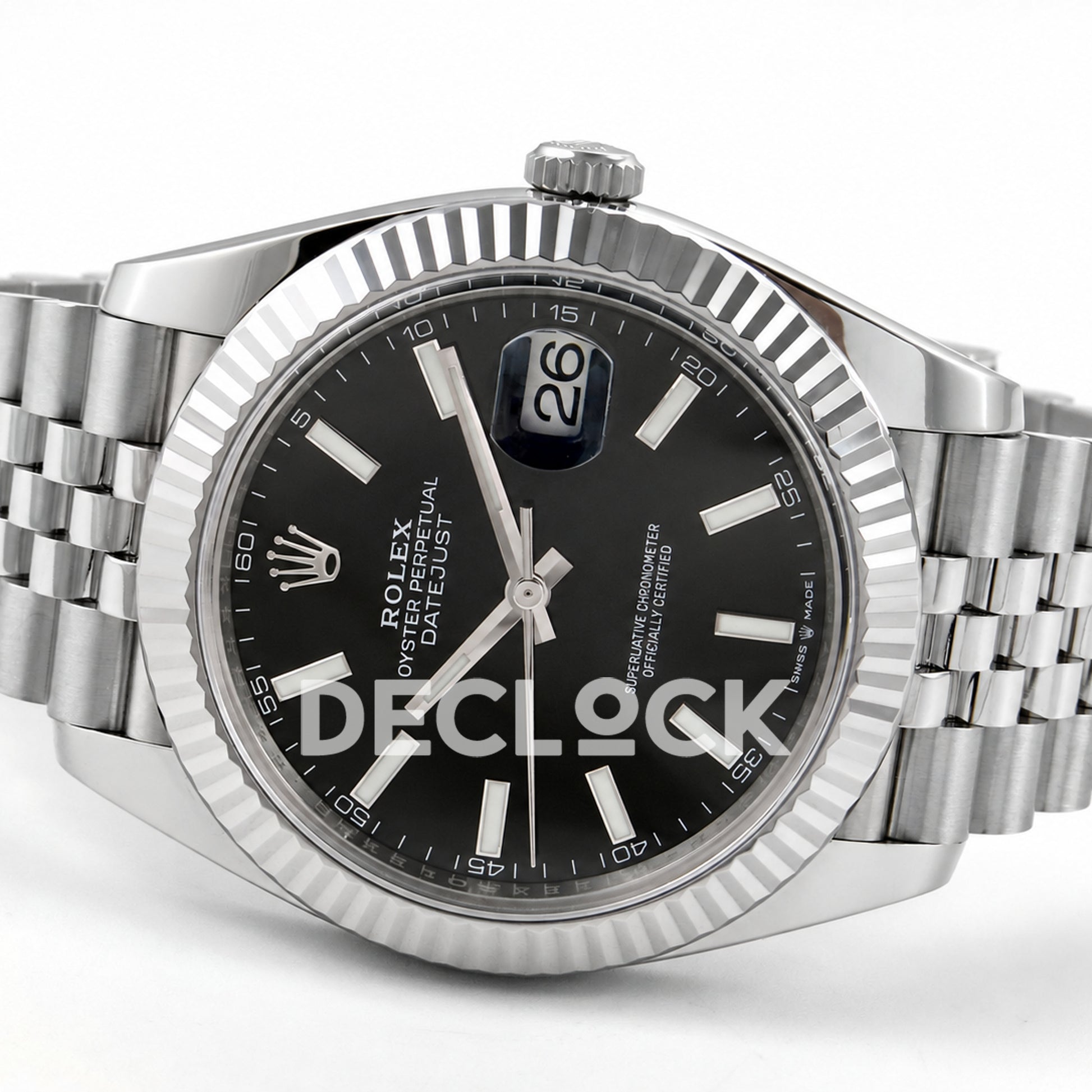 Rolex Datejust 41 126334 Black Dial Jubilee RGF JH3235 Free Sprung