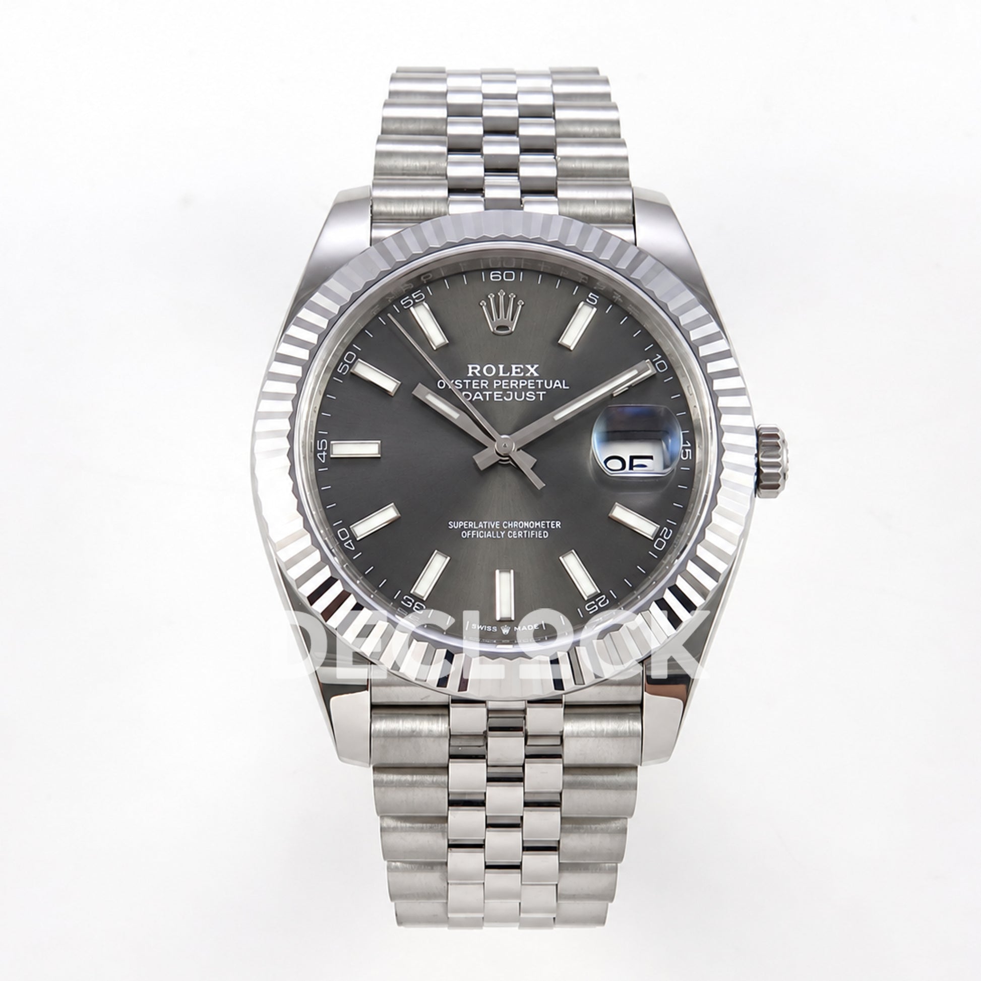Rolex Datejust 41 126334 Grey Dial Jubilee RGF JH3235 Free Sprung