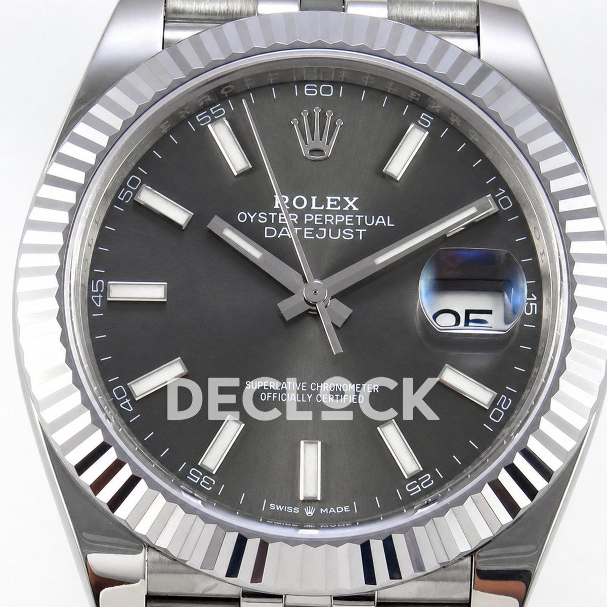 Rolex Datejust 41 126334 Grey Dial Jubilee RGF JH3235 Free Sprung