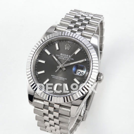 Rolex Datejust 41 126334 Grey Dial Jubilee RGF JH3235 Free Sprung