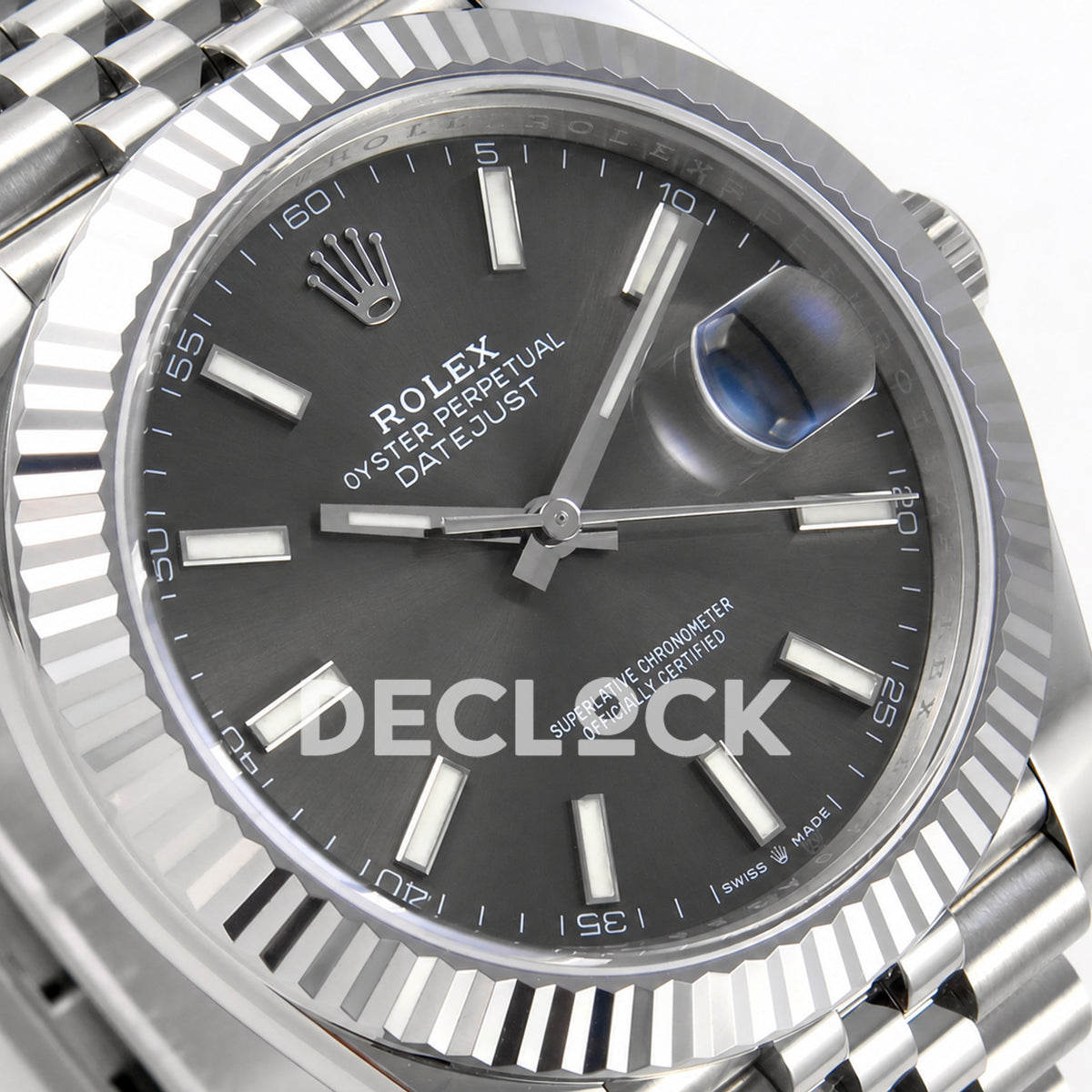 Rolex Datejust 41 126334 Grey Dial Jubilee RGF JH3235 Free Sprung