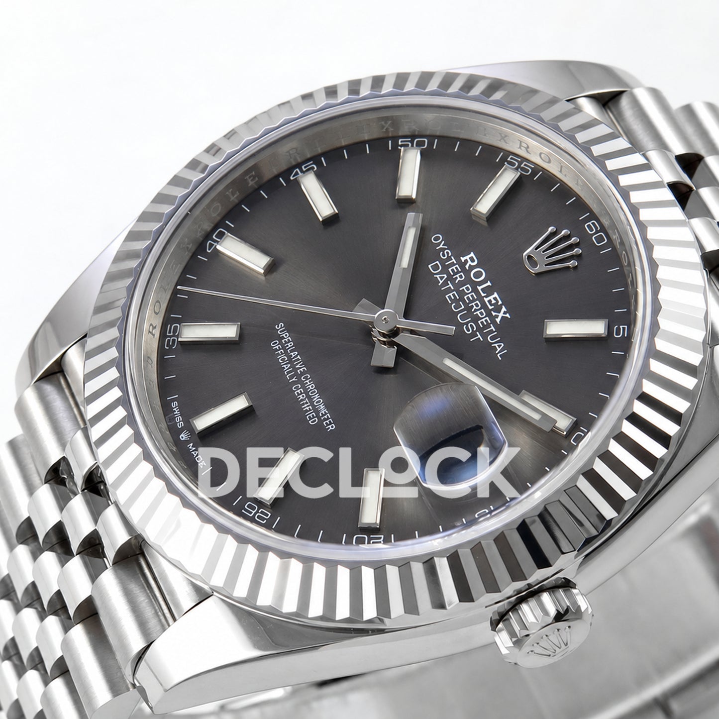 Rolex Datejust 41 126334 Grey Dial Jubilee RGF JH3235 Free Sprung