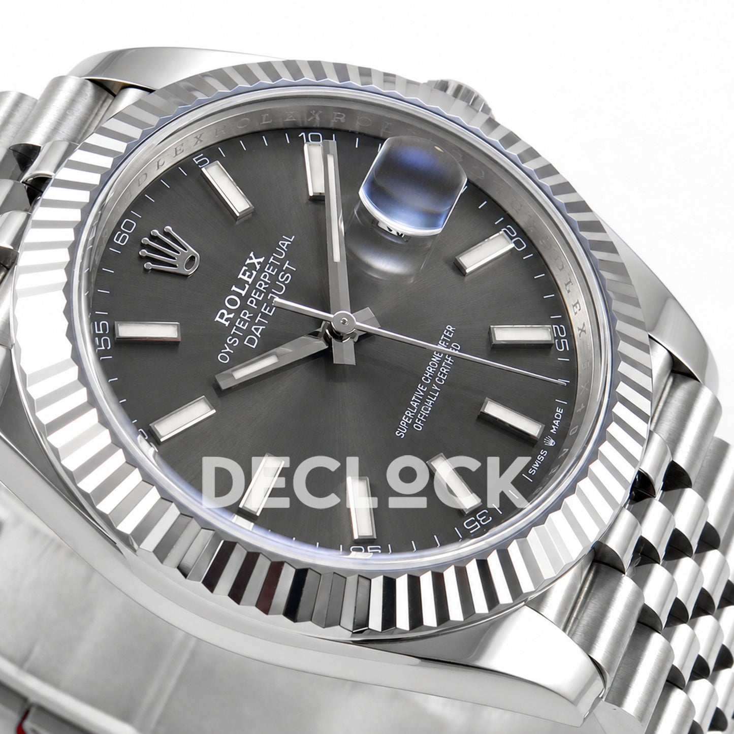 Rolex Datejust 41 126334 Grey Dial Jubilee RGF JH3235 Free Sprung