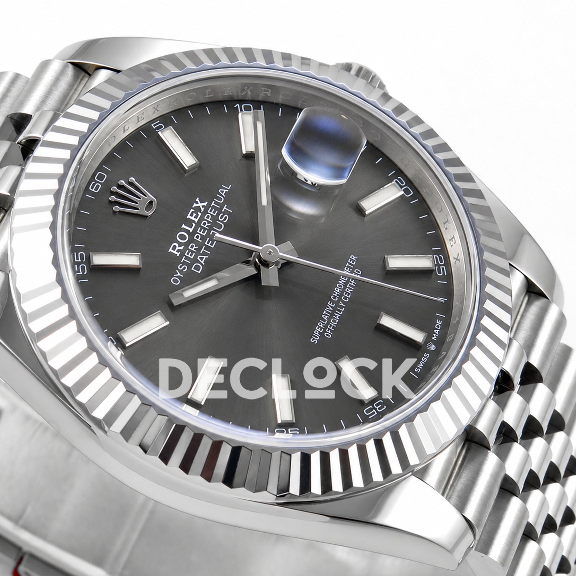 Rolex Datejust 41 126334 Grey Dial Jubilee RGF JH3235 Free Sprung