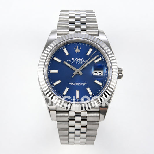 Rolex Datejust 41 126334 Blue Dial Jubilee RGF JH3235 Free Sprung