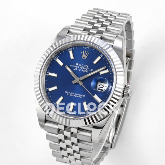 Rolex Datejust 41 126334 Blue Dial Jubilee RGF JH3235 Free Sprung
