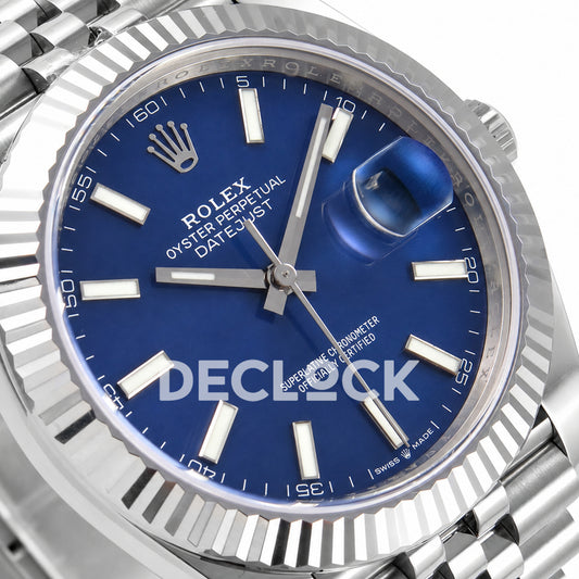Rolex Datejust 41 126334 Blue Dial Jubilee RGF JH3235 Free Sprung