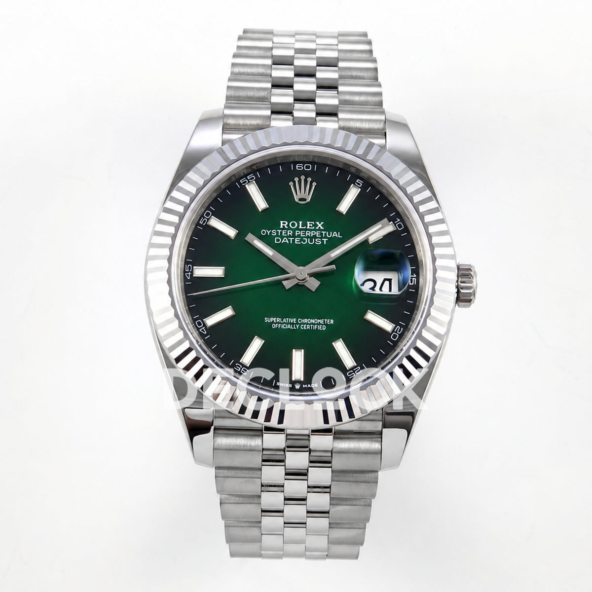 Rolex Datejust 41 126334 Green Ombre Jubilee RGF JH3235 Free Sprung