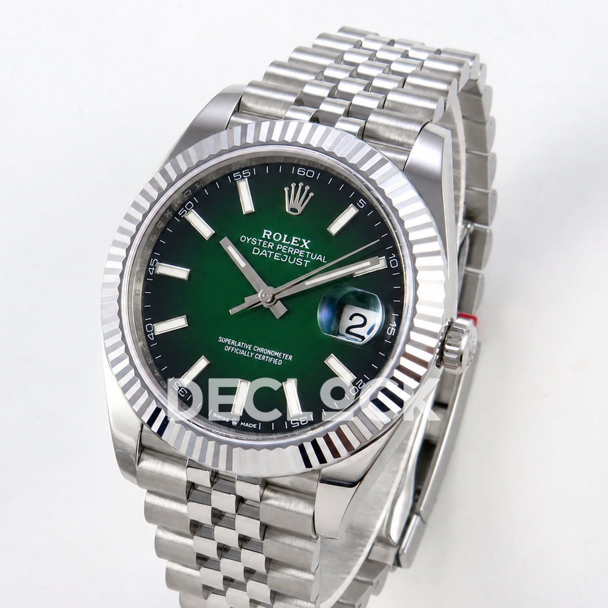 Rolex Datejust 41 126334 Green Ombre Jubilee RGF JH3235 Free Sprung