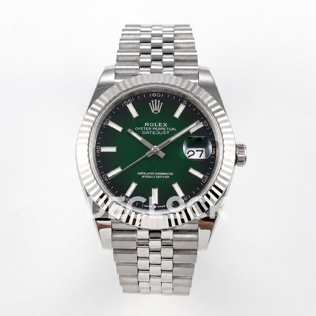 Rolex Datejust 41 126334 Green Ombre Jubilee ERF JH3235 Free Sprung