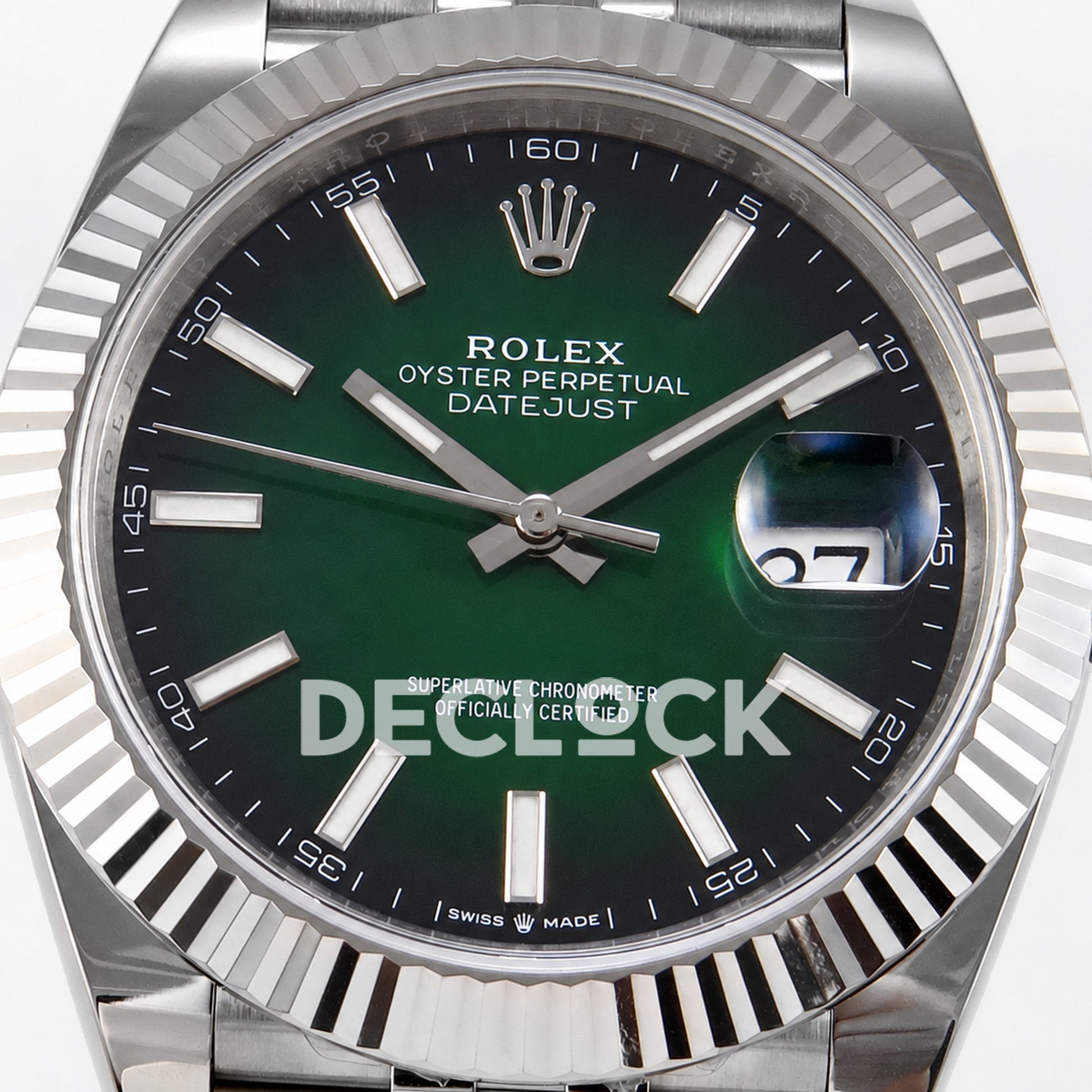 Rolex Datejust 41 126334 Green Ombre Jubilee ERF JH3235 Free Sprung