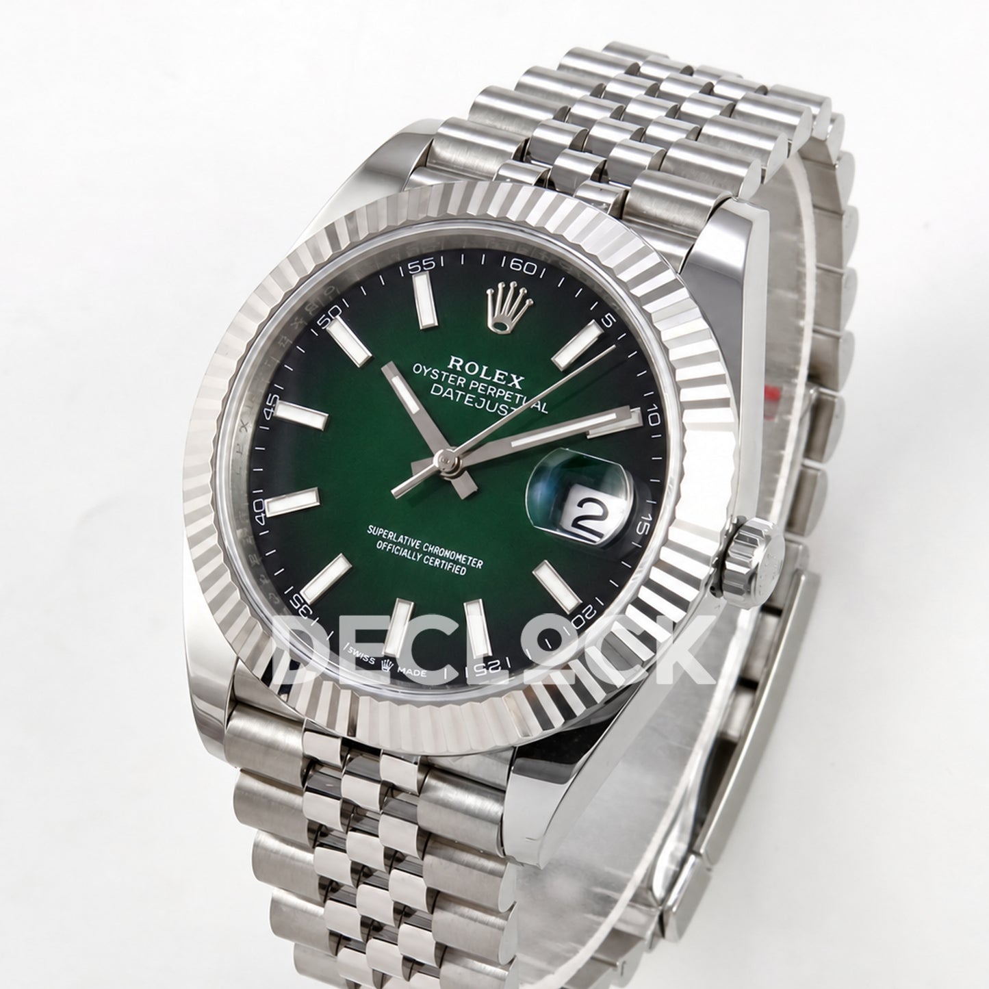 Rolex Datejust 41 126334 Green Ombre Jubilee ERF JH3235 Free Sprung