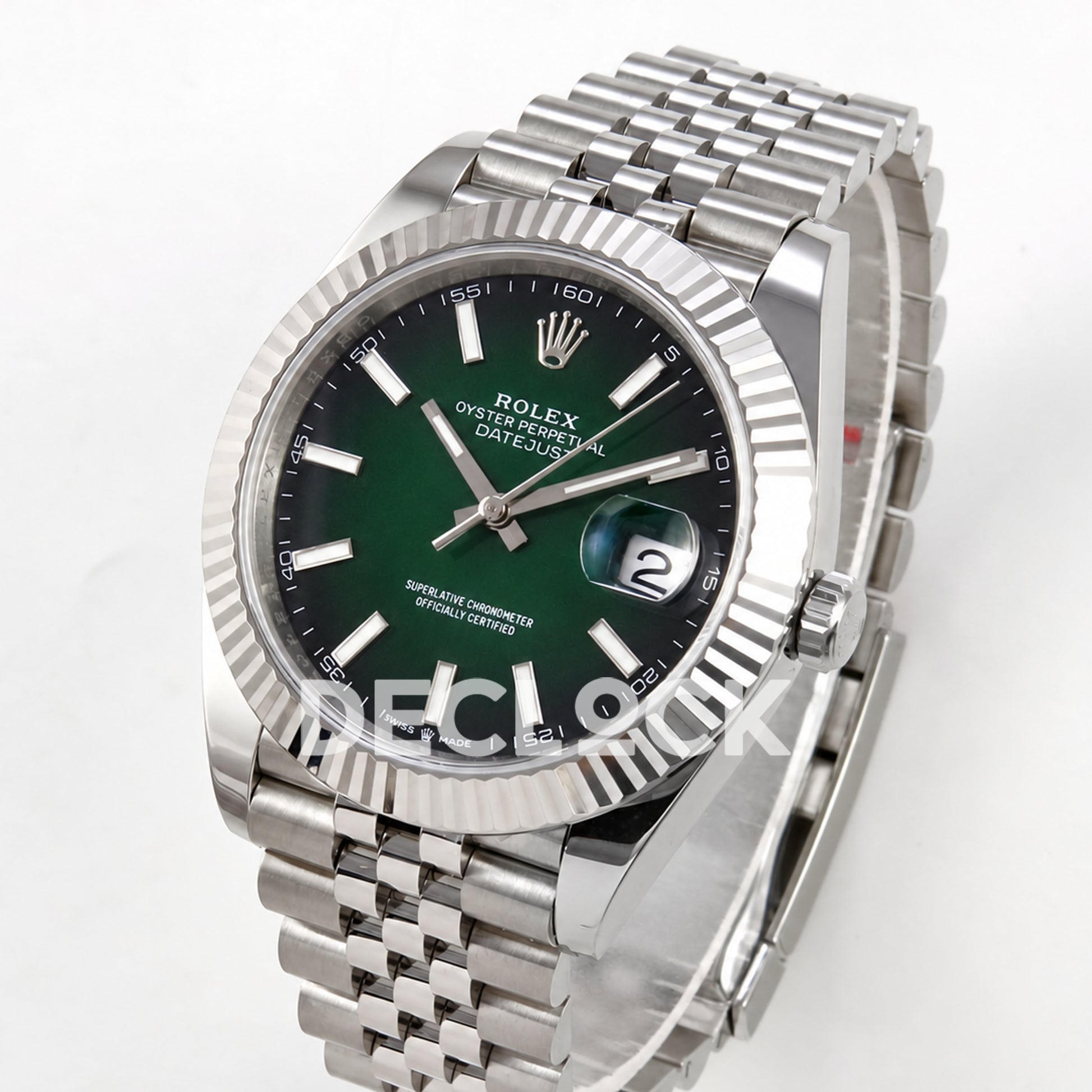 Rolex Datejust 41 126334 Green Ombre Jubilee ERF JH3235 Free Sprung