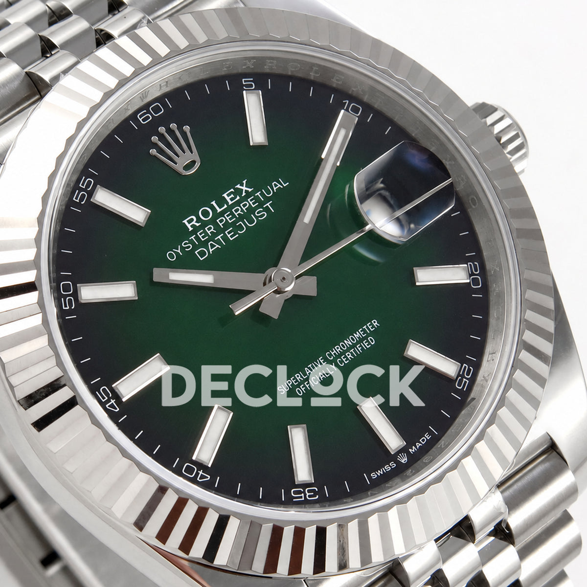 Rolex Datejust 41 126334 Green Ombre Jubilee ERF JH3235 Free Sprung