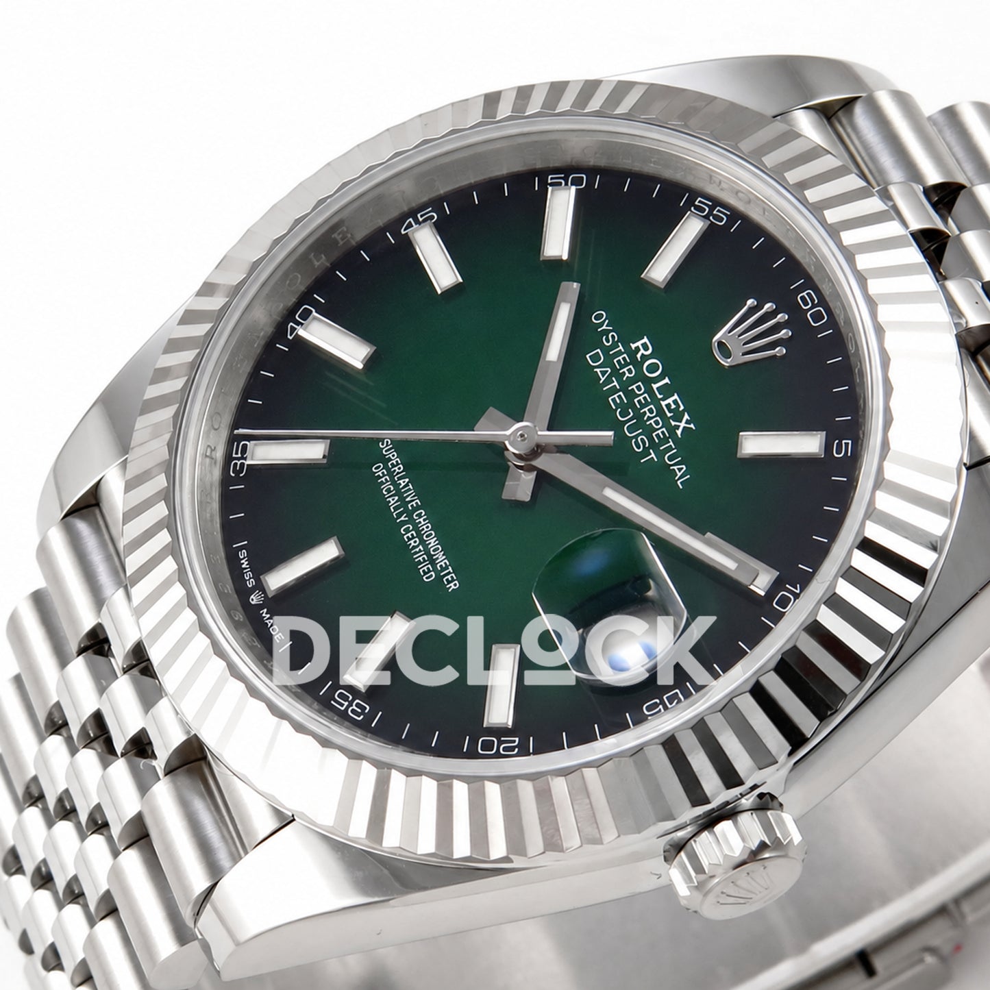 Rolex Datejust 41 126334 Green Ombre Jubilee ERF JH3235 Free Sprung