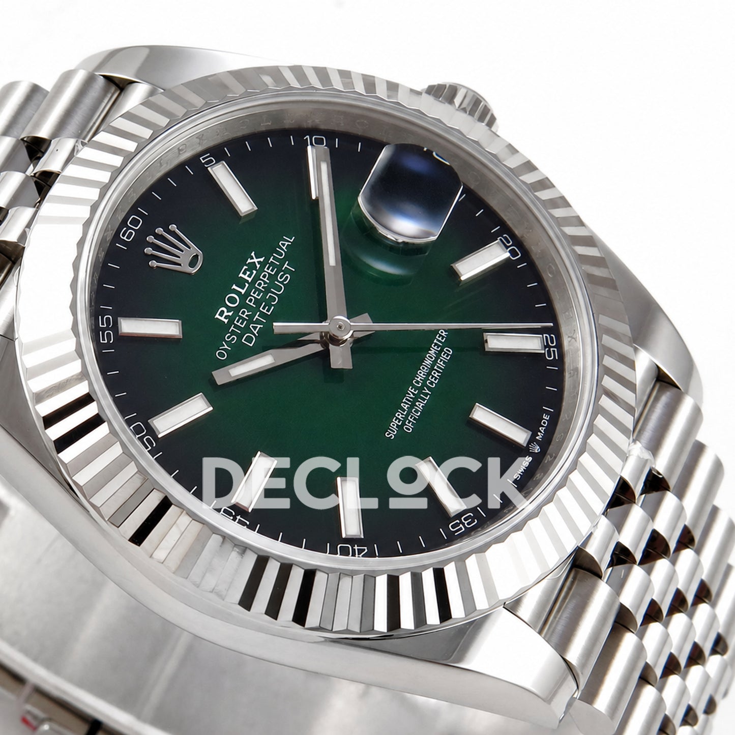 Rolex Datejust 41 126334 Green Ombre Jubilee ERF JH3235 Free Sprung