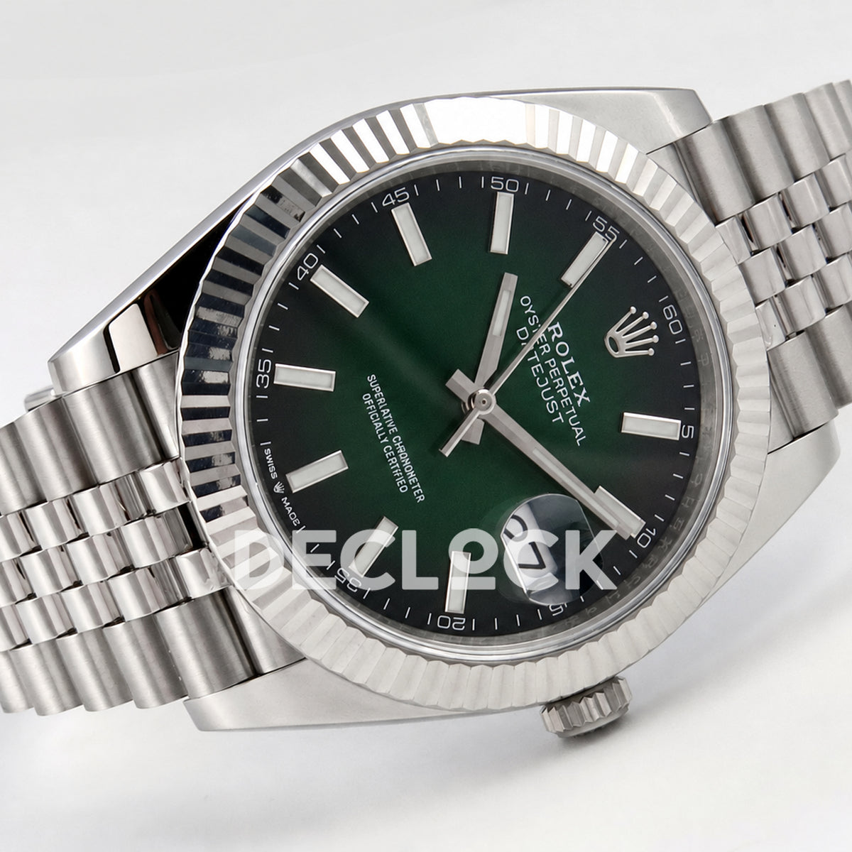 Rolex Datejust 41 126334 Green Ombre Jubilee ERF JH3235 Free Sprung
