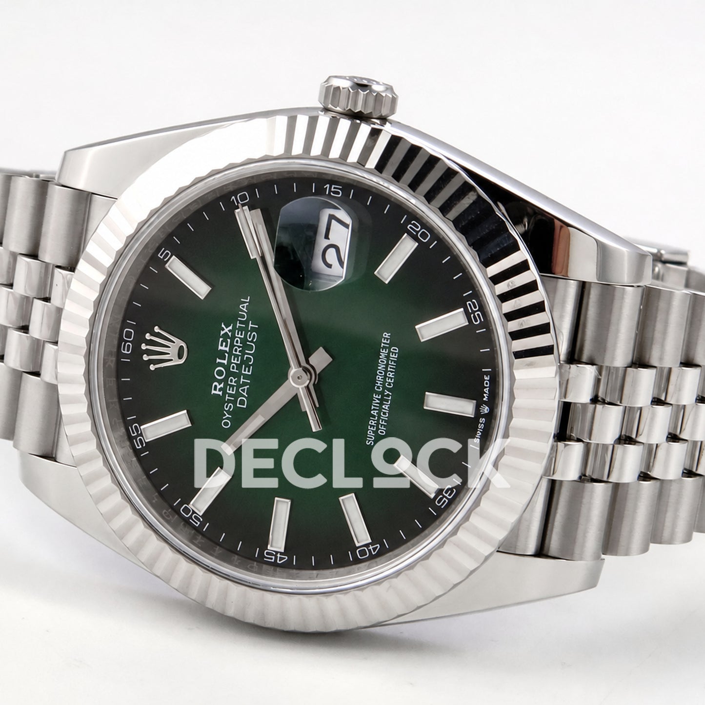 Rolex Datejust 41 126334 Green Ombre Jubilee ERF JH3235 Free Sprung