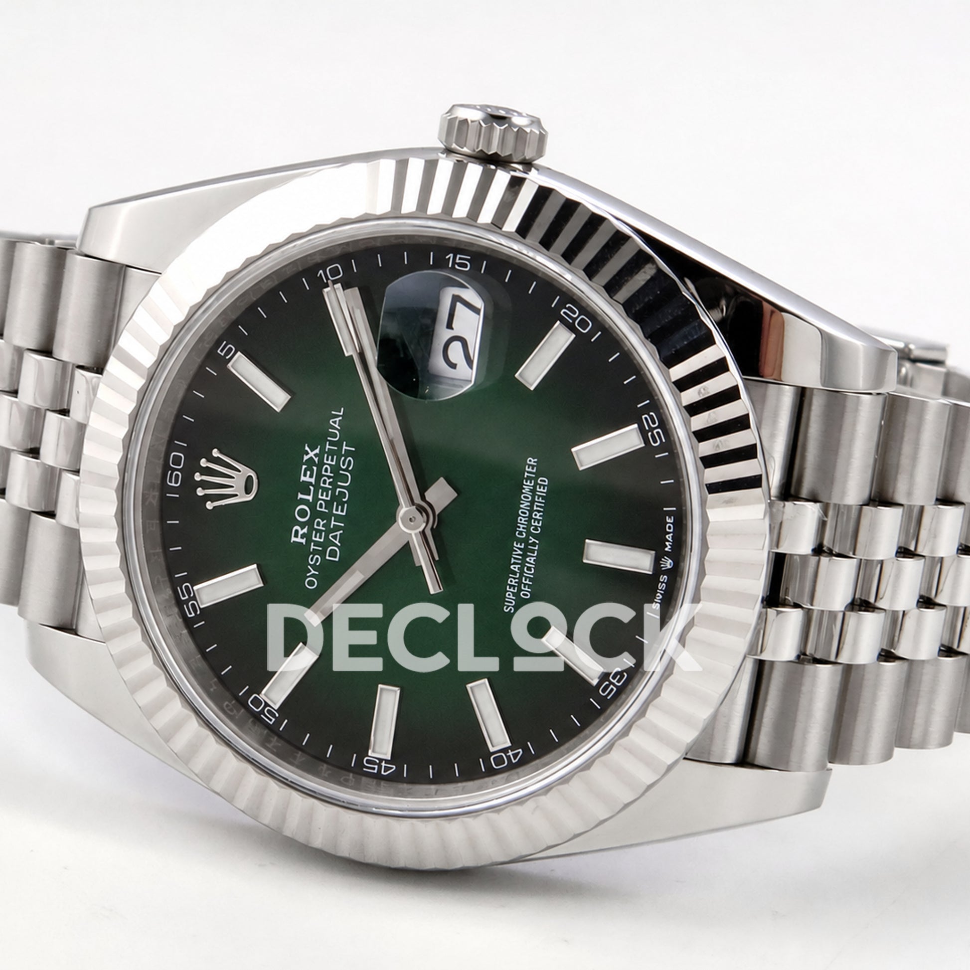Rolex Datejust 41 126334 Green Ombre Jubilee ERF JH3235 Free Sprung