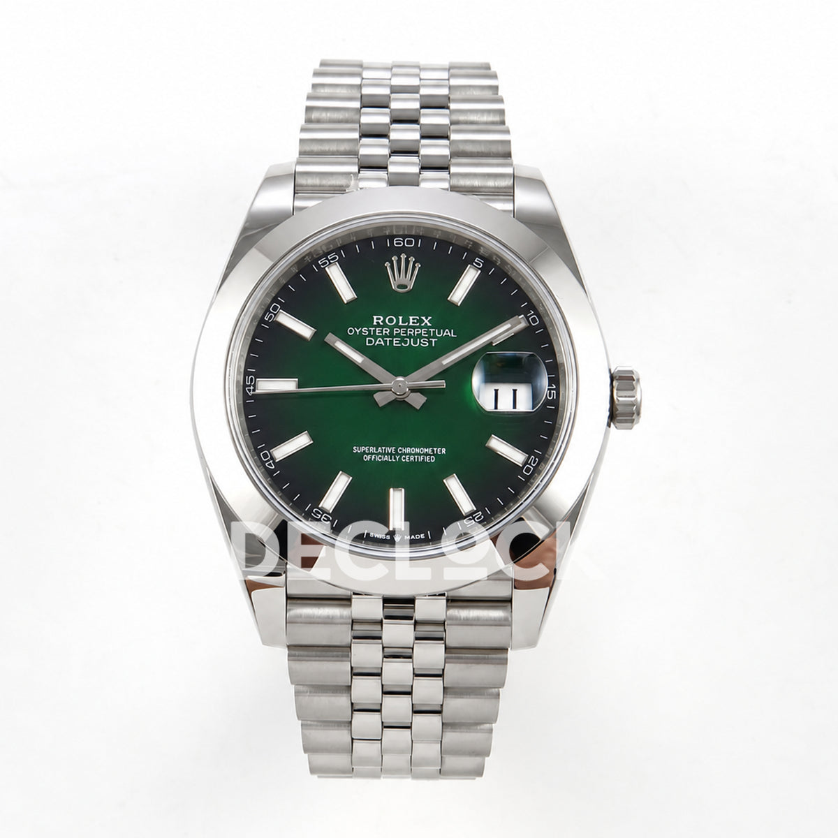 Rolex Datejust 41 126300 Green Ombre Jubilee ERF JH3235 Free Sprung