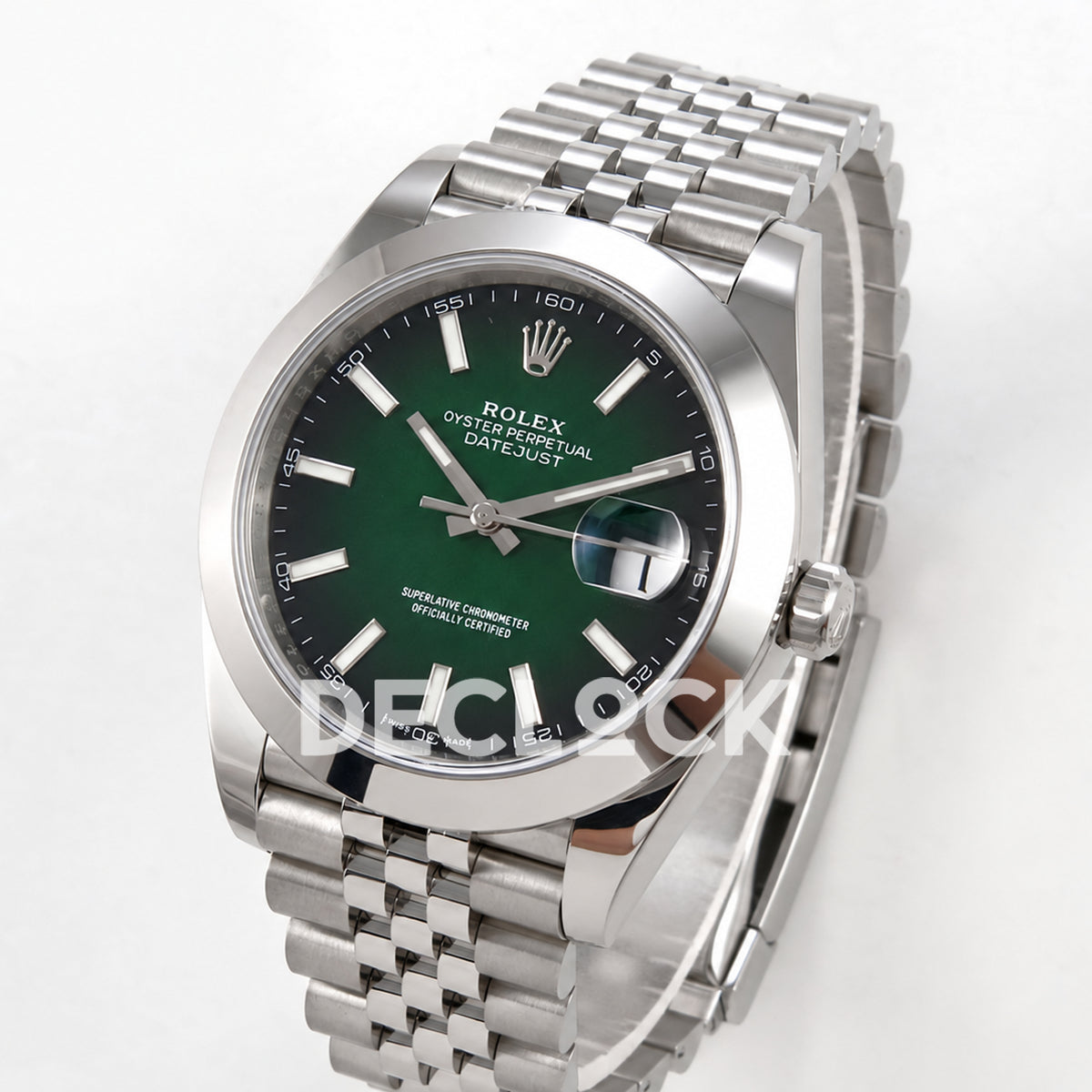 Rolex Datejust 41 126300 Green Ombre Jubilee ERF JH3235 Free Sprung