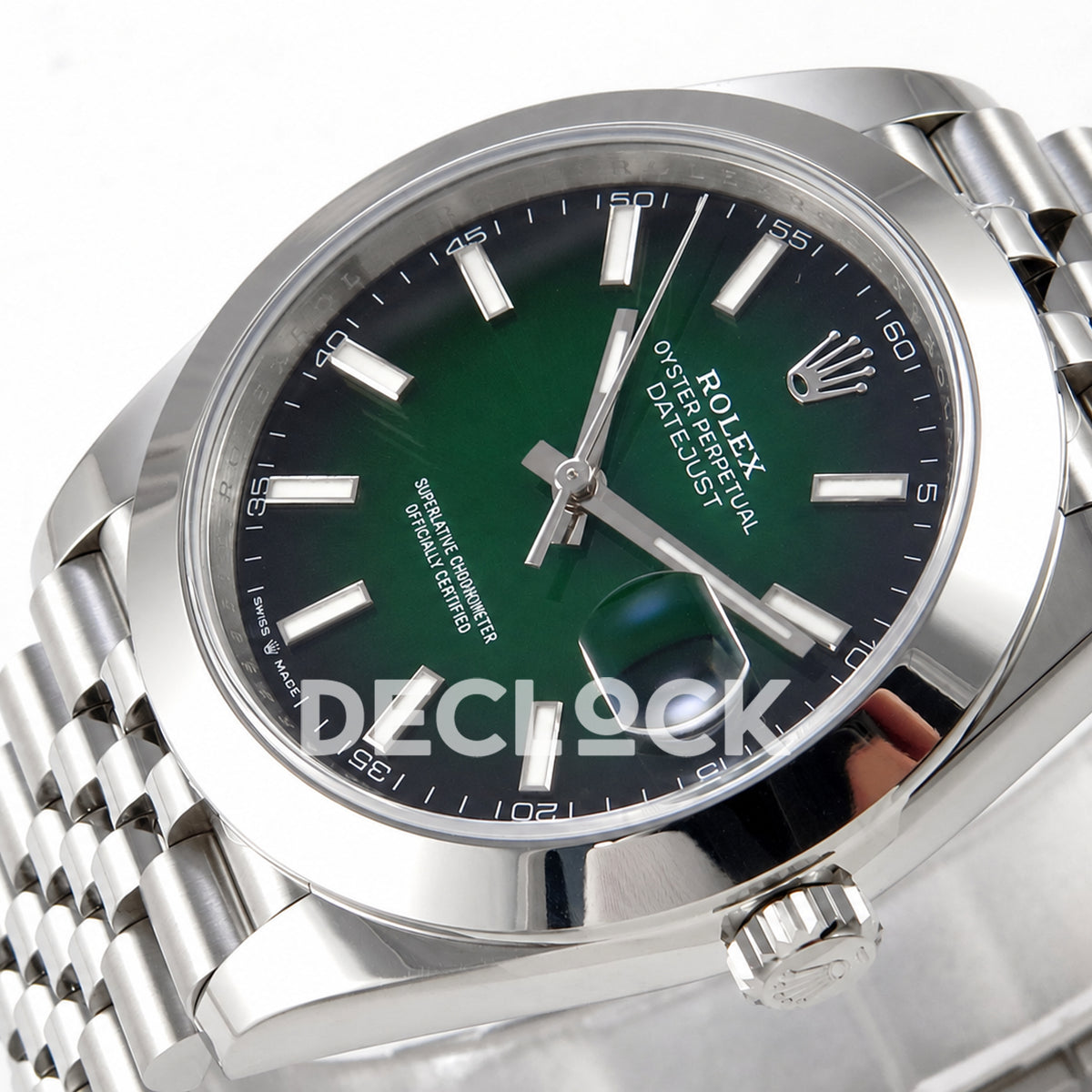 Rolex Datejust 41 126300 Green Ombre Jubilee ERF JH3235 Free Sprung