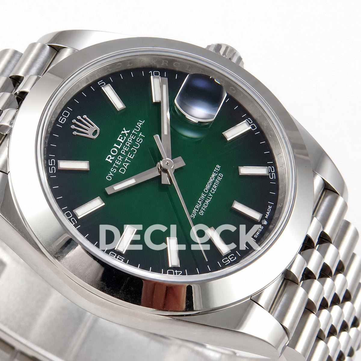 Rolex Datejust 41 126300 Green Ombre Jubilee ERF JH3235 Free Sprung