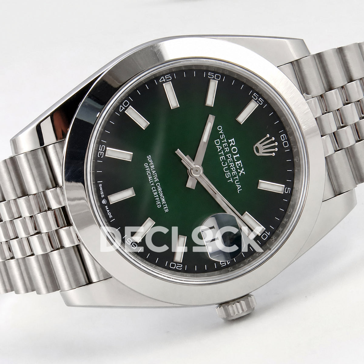 Rolex Datejust 41 126300 Green Ombre Jubilee ERF JH3235 Free Sprung