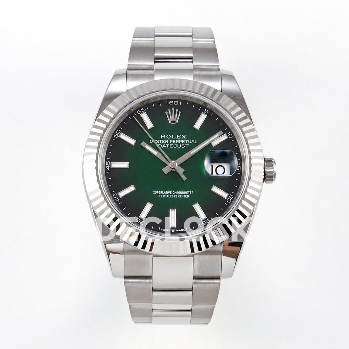 Rolex Datejust 41 126334 Green Ombre Oyster ERF JH3235 Free Sprung