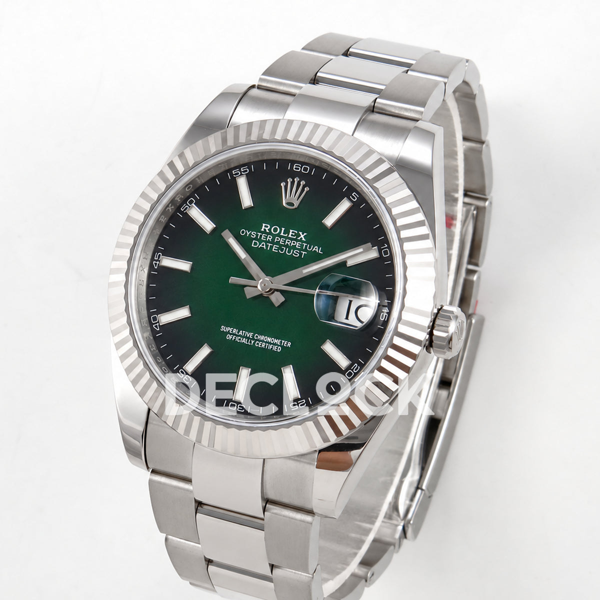 Rolex Datejust 41 126334 Green Ombre Oyster ERF JH3235 Free Sprung