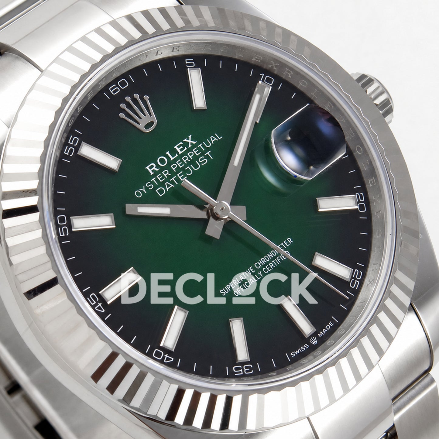 Rolex Datejust 41 126334 Green Ombre Oyster ERF JH3235 Free Sprung