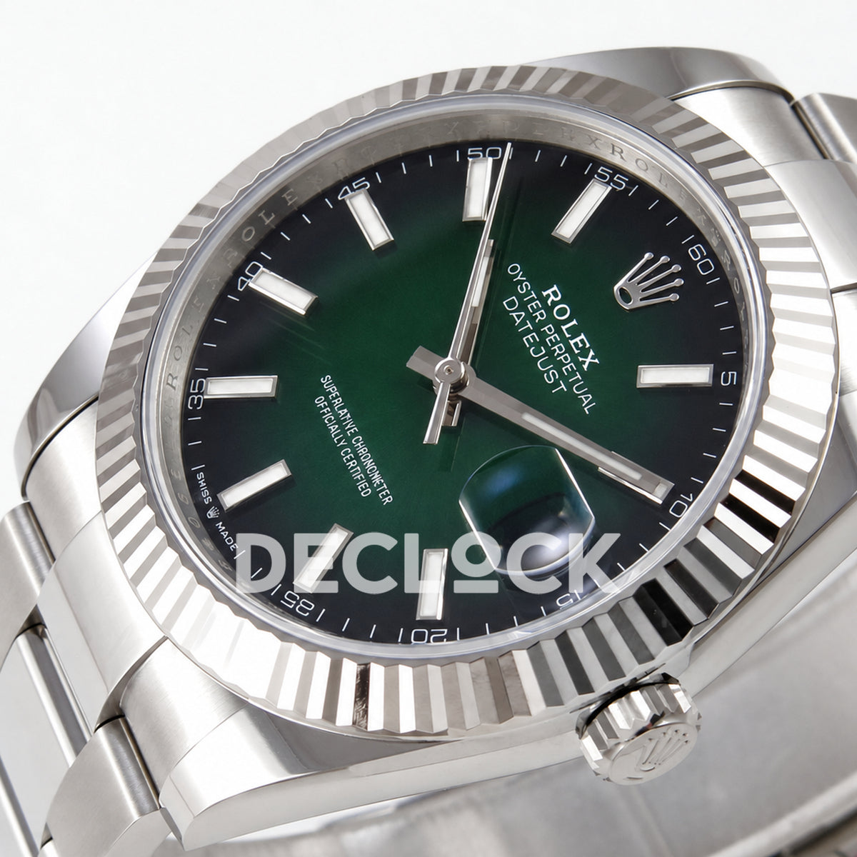 Rolex Datejust 41 126334 Green Ombre Oyster ERF JH3235 Free Sprung
