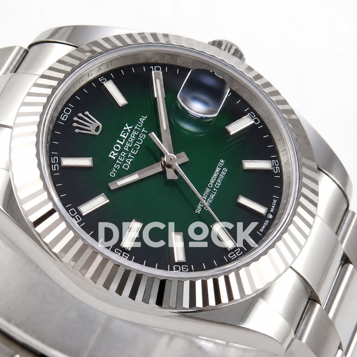 Rolex Datejust 41 126334 Green Ombre Oyster ERF JH3235 Free Sprung