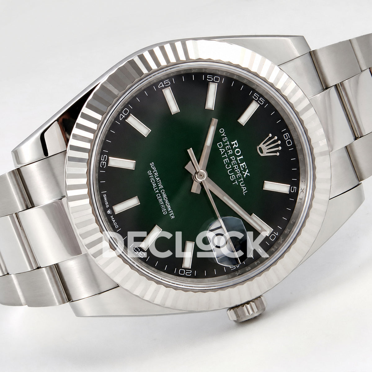 Rolex Datejust 41 126334 Green Ombre Oyster ERF JH3235 Free Sprung