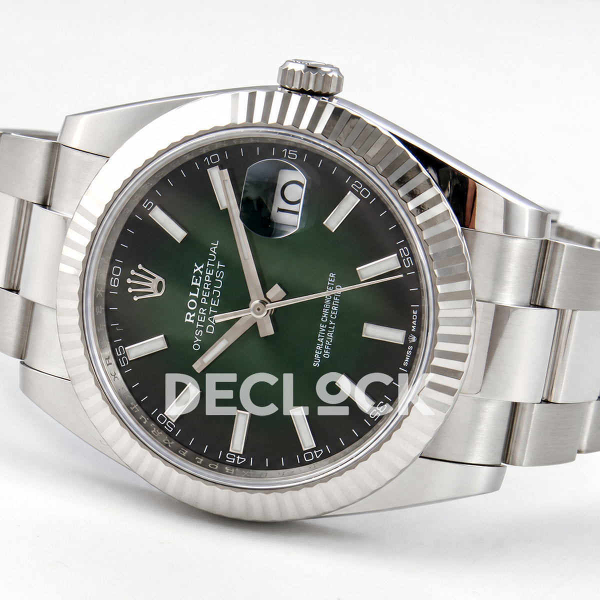 Rolex Datejust 41 126334 Green Ombre Oyster ERF JH3235 Free Sprung