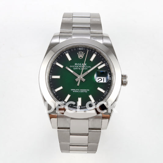 Rolex Datejust 41 126300 Green Ombre Oyster ERF JH3235 Free Sprung