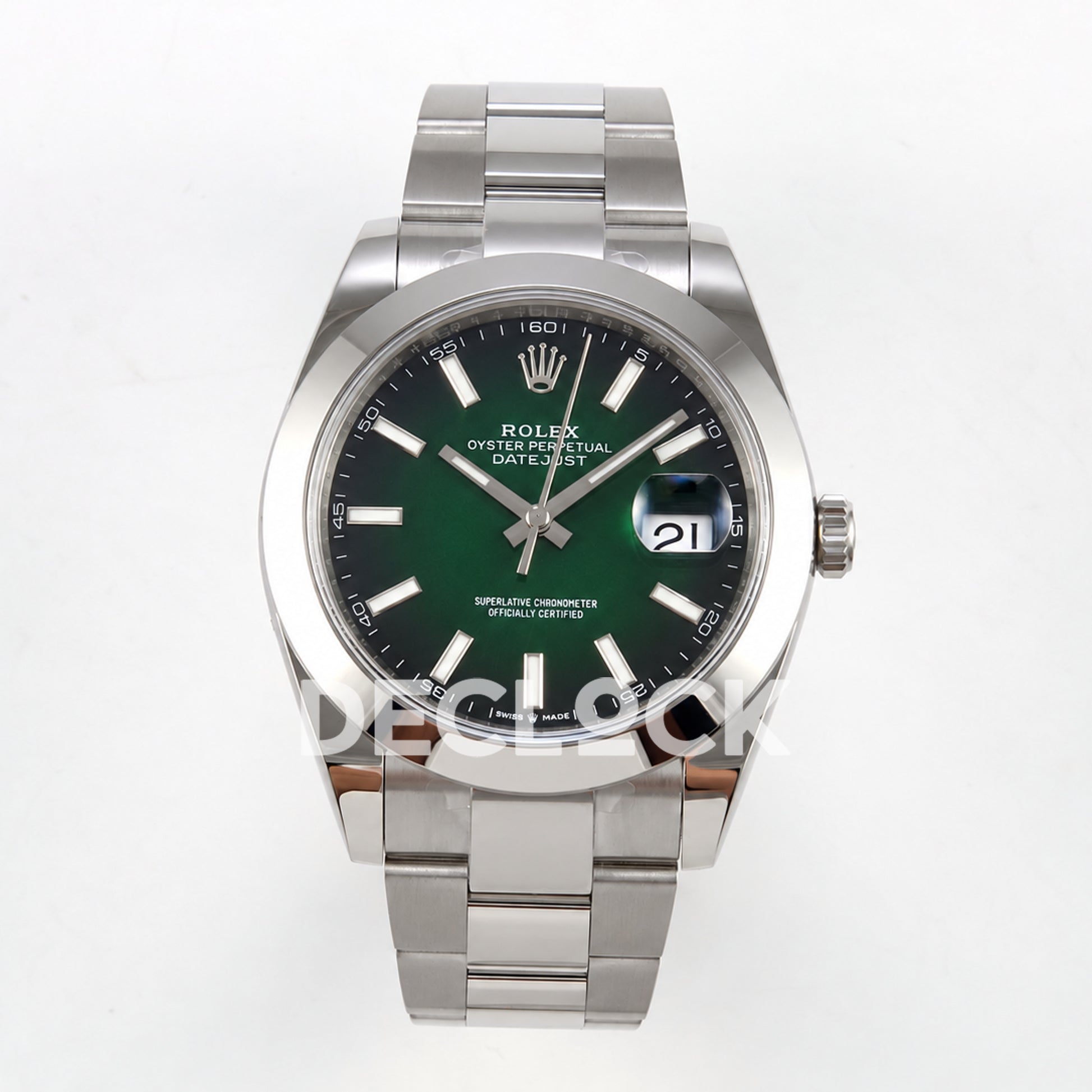 Rolex Datejust 41 126300 Green Ombre Oyster ERF JH3235 Free Sprung