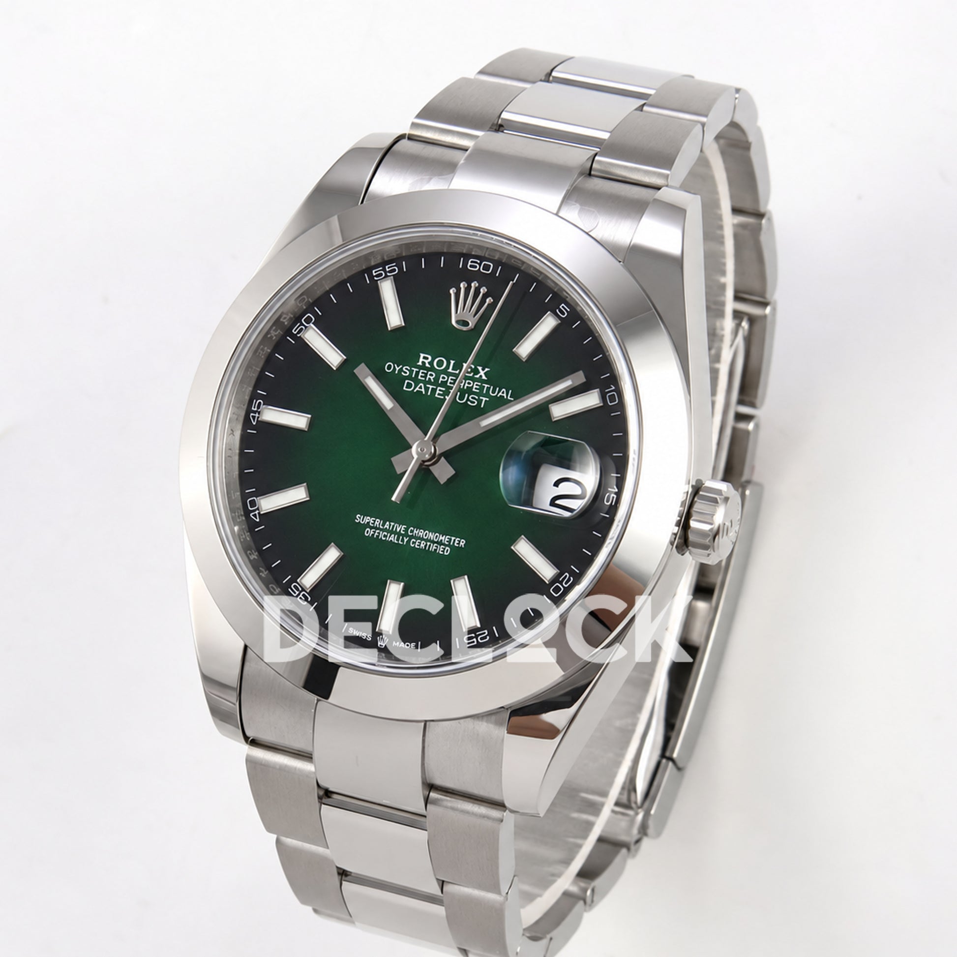 Rolex Datejust 41 126300 Green Ombre Oyster ERF JH3235 Free Sprung