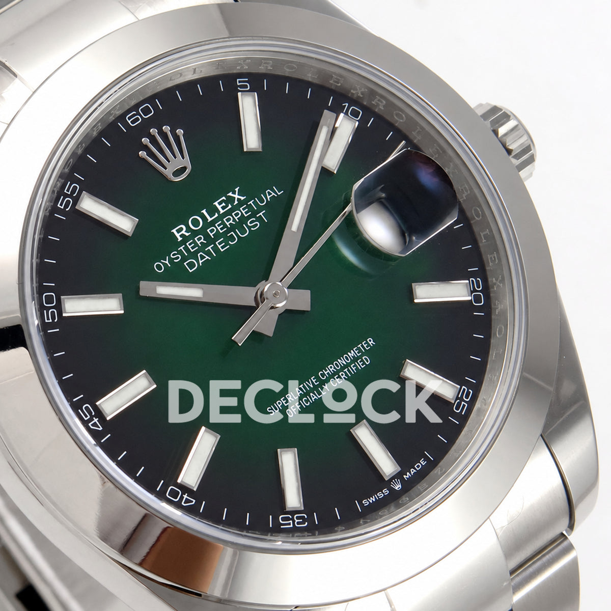 Rolex Datejust 41 126300 Green Ombre Oyster ERF JH3235 Free Sprung